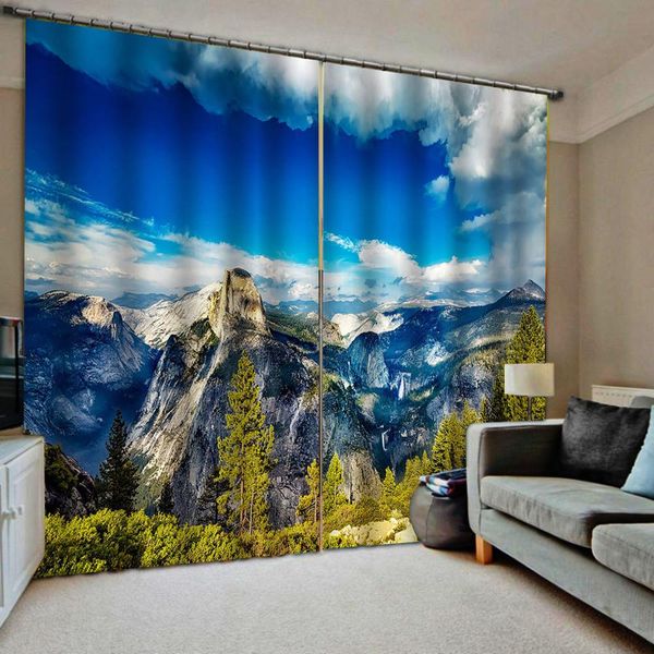 

landscape nature scenery curtains for bedroom living room drapes living room bedroom decor 2 panels hookswindow curtains