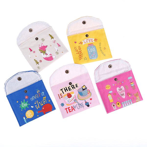 

reusable washable wet bag for sanitary pad menstrual sanitary aunt bag mama towel pad dropshipping 5colors