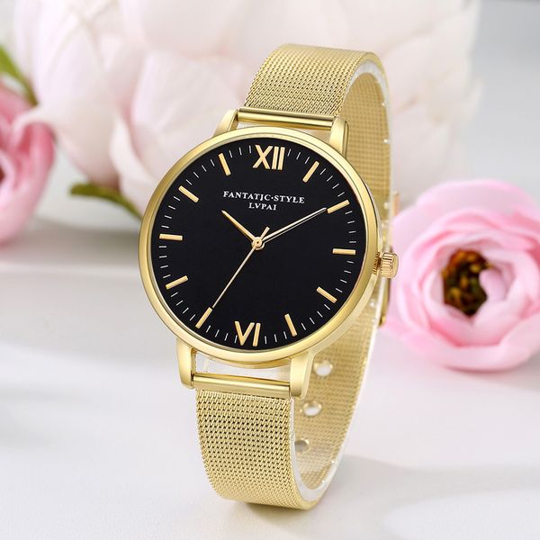 

zerotime #000 2019 new fashion watches women quartz wristwatch clock ladies dress gift watches luxury design alloy ing, Slivery;brown