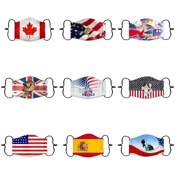 

cartoon animal designer cotton cute fashion anti uv fog dust reusable washable face er mask #469