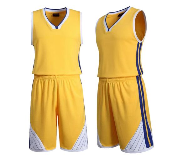2020 Wholesale Customized Men Blank Basketball Jerseys Sets With Shorts