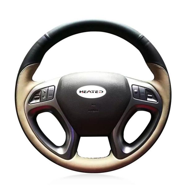 

плетение крышки рулевого колеса для ix35 2011-2020 tucson 2010 2011 2 2012 2013 2014 2020 крышки рулевого колеса