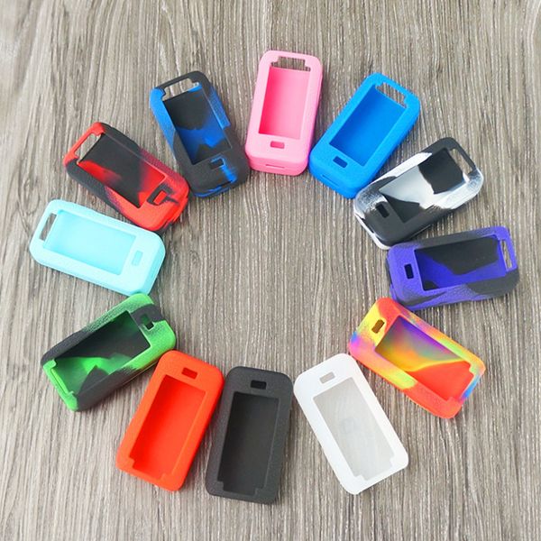 

Silicon Case fit Vaporesso Luxe Nano Kit 80W vape mods Leather Line Surface Skin Soft Silicone Sleeve Cover Single Package dhl