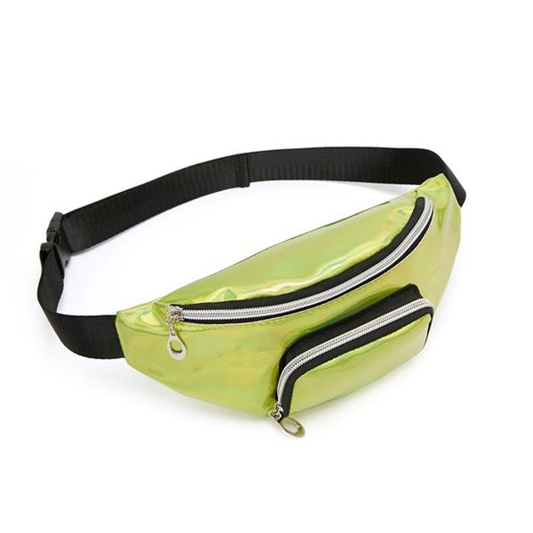 

2019 new arrivals fashion holographic waist fanny pack belt bag phone pouch travel hip bum shoulder bags purse for women girls