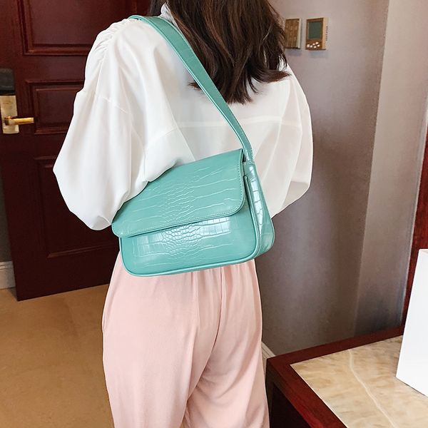 

woman's bag for women original design 2020 new stone messenger bag fashion shoulder