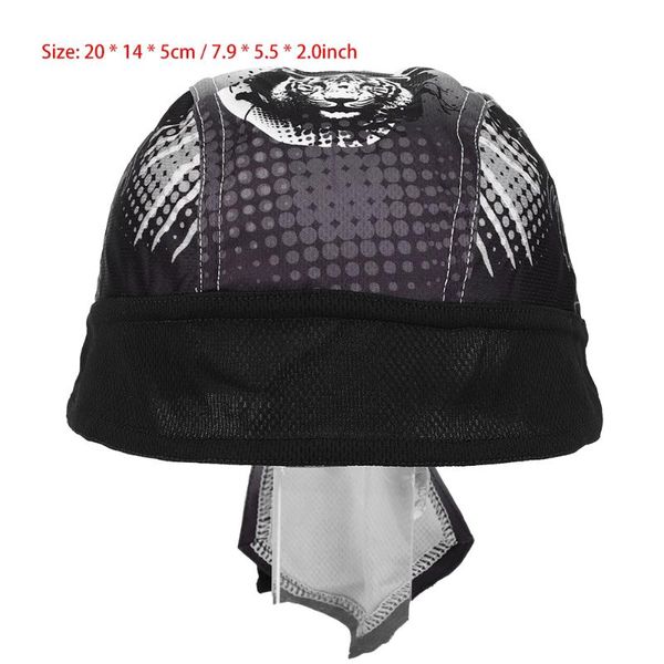 

quality polyester fiber breathable durable outdoor sport quick-drying cycling riding bike caps headband headwear headscarf hat, Black