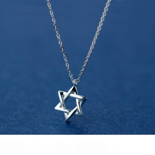 

miestilo david star 925 стерлингового серебра ожерелья подвески, Silver