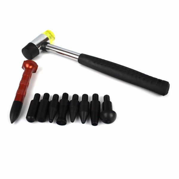 

paintless dent repair hail removal tools kit tap down pen with 9 heads dent remove tools set wholesale price pdr kit