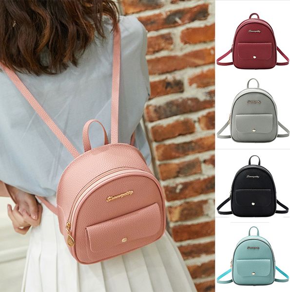 

new women bag ladies pu leather lovely travel school backpack messenger shoulder bag tote purse satchel