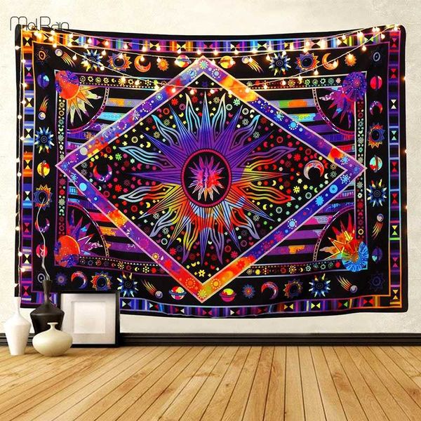 

mandala tapestry wall hanging tapestries decorative carpet yoga mats india hippie boho colorful printed bohemian wall art home