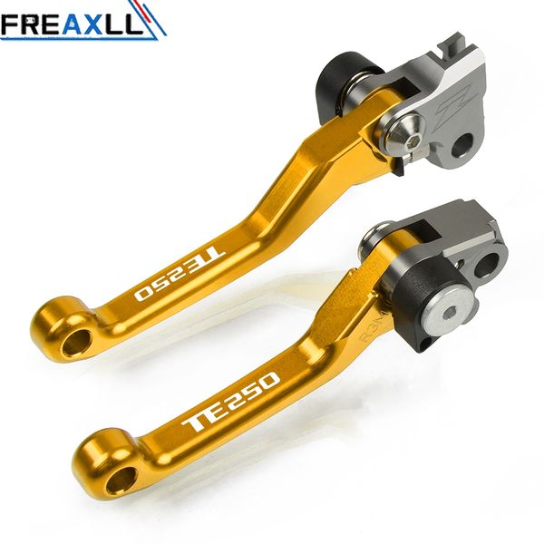 

motocross cnc aluminum dirt bike pit bike pivot handle lever brake clutch levers for husqvarna te250 te 250 2014 2015 2016