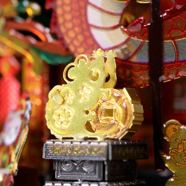 

искусство му металлические головоломки чайнатаун дом вуфу ресторан модель наборы сделай сам 3d головоломки собрать игрушки подарок для детей