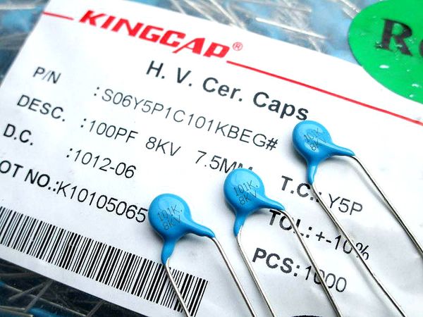 

high-voltage ceramic capacitors 8kv101k 8000v 8kv 100pf pitch 7.5