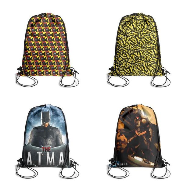 

batman большой экран готовый посчитаться логотип yellowfashion подпруга ремень рюкзака, дизайн прохладно лучший многоразовой струнной пакет