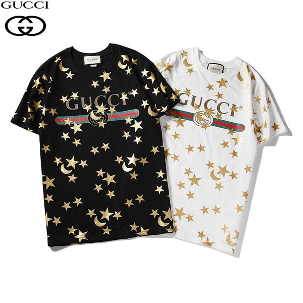 

2019 ummer fa hion new men 039 women 039 round neck hort leeve fa hion per onality tarry de ign letter print t hirt