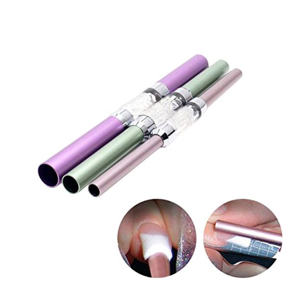 

3pcs nail art c curve rod stick set crystal acrylic rhinestone design for acrylic gel nail shapping tools, Silver;gold