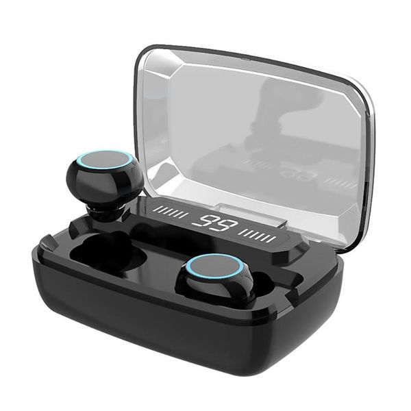 

m11 bluetooth v5.0 earphone tws wireless earphones touch control stereo sport wireless headphones earbuds headset 3300mah for phone
