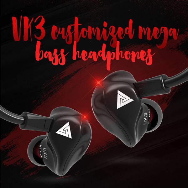 

wire headphones vk3 in-ear earphones mobile phone computer universal headphones game music bass hifi earbuds support 2pcs delivery
