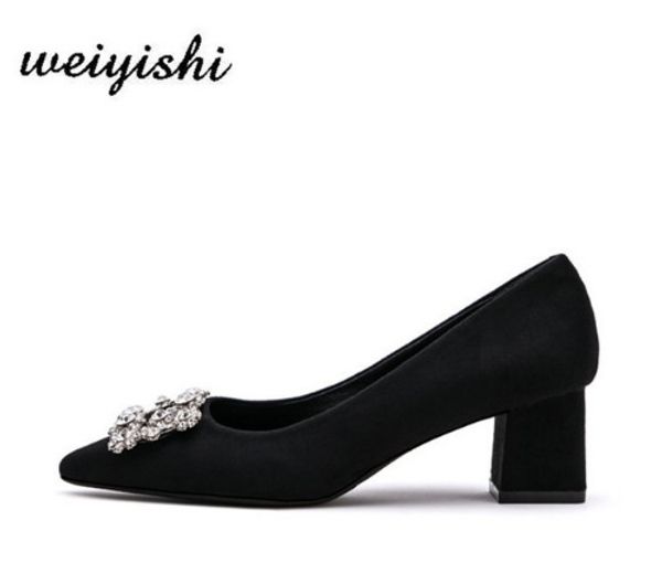 

2020 women new fashion shoes. lady shoes, weiyishi 016, Black