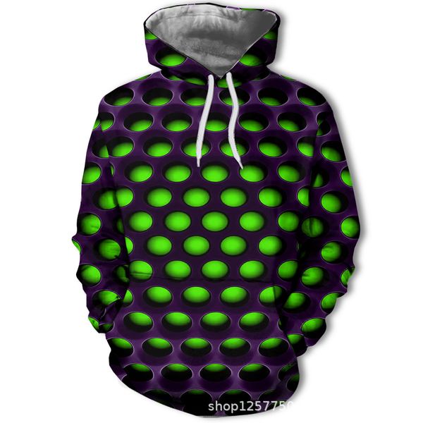 

mens designer 3d digital printing green grid pattern sweater, Black