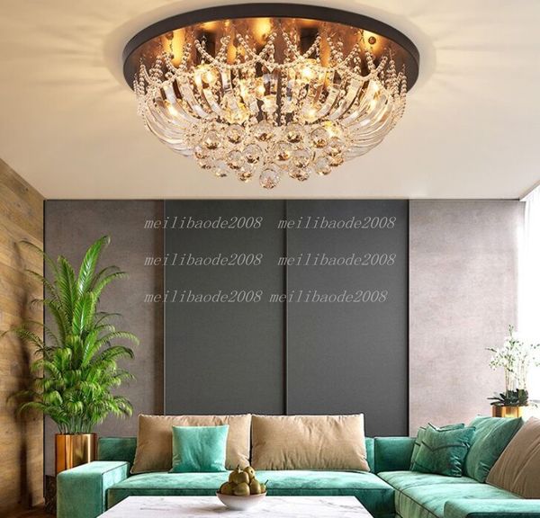 Nordic de cristal do teto Luzes arte criativa LED deco teto da sala lâmpada para estar Estudo Quarto Cozinha lampada Jantar MYY soffitto