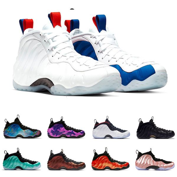 

2019 foam one penny hardaway rust pink floral big bang cny usa olympic royal bule tech fleece mens athletic sports sneakers