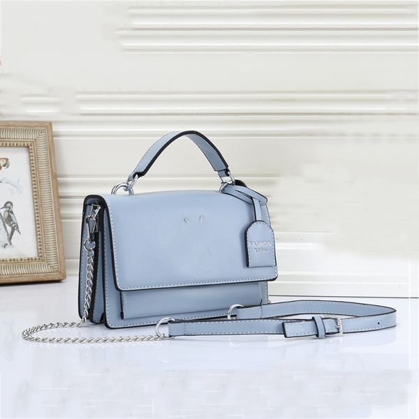 

fashion woman bag solid color shoulder bag small square chain lady crossbody handbag famale small quare