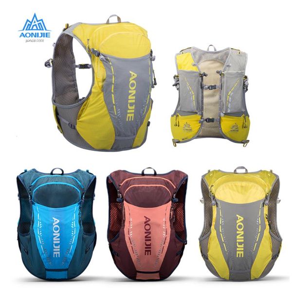 

aonijie c9103 ultra vest 10l hydration backpack pack bag soft water bladder flask for trail running marathon hiking s/m/l/xl