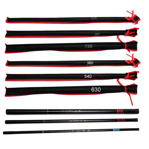 

portable hand pole stream fishing rod mini fiberglass spinning fishing rod 2.7m/3.6m/4.5m/5.4m/6.3m/7.2m