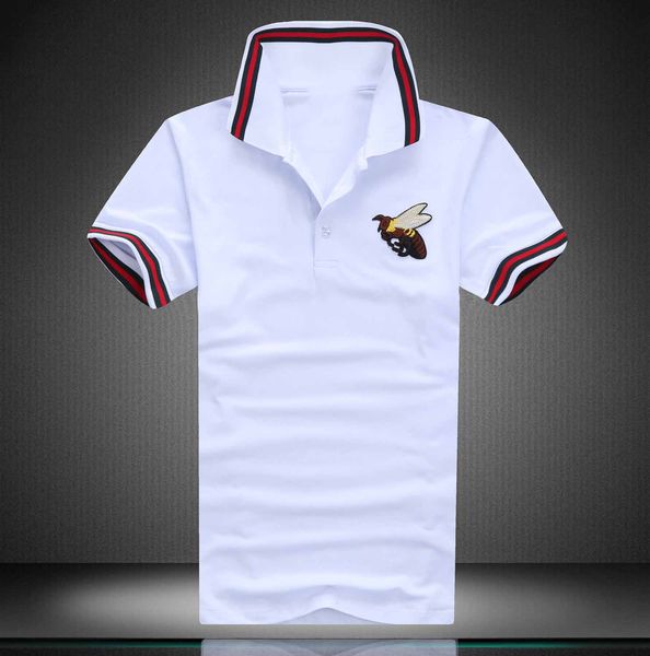 

2019 Роскошный дизайнер модной классической медовой вышитой рубашки, хлопок, мужск