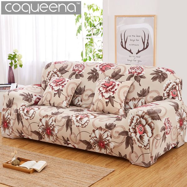 

floral pattern elastic stretch universal sofa covers sectional throw couch corner cover cases for furniture armchairs home decor