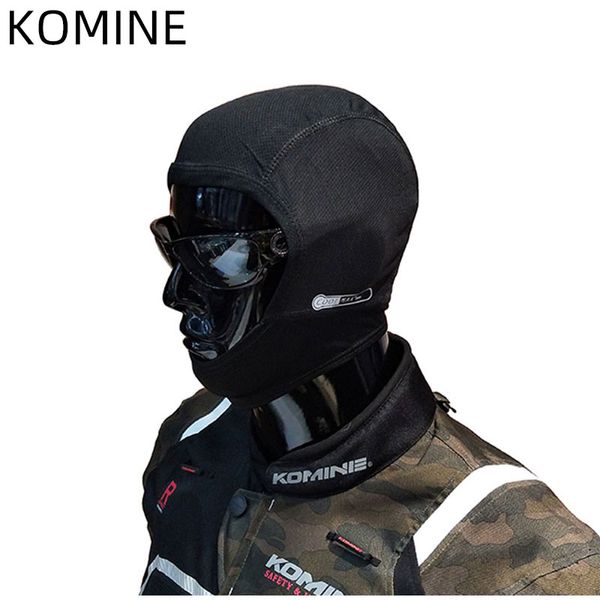 

komine outdoor sport cold reduction sweat quick drying deodorant motorcycle face mask cap cycling face mask tactical