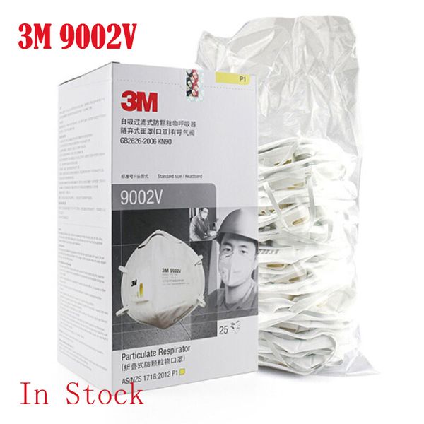 

3M N95 пылезащитная маска защищает высококачественный рот PM2.5 9002v крышка фильтра пылезащитная защитная маска доставка по FedEx или DHL