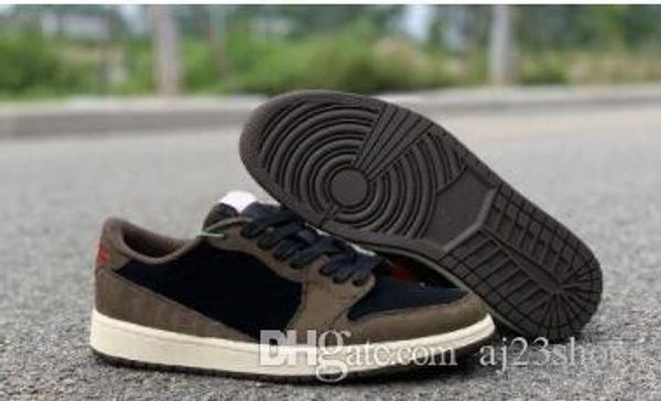 

new release travis scott x 1 low og ts sp 1s man designer basketball shoes sail dark mocha university red outdoor sneakers