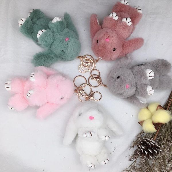 

kawaii new arrival cute soft fluffy rabbit stuffed plush animal bunny toy fashion doll for baby girl kid gift animal doll keychain new