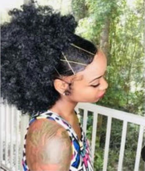 

brazilian virgin hair kinky curly ponytail human hair drawstring ponytail afro kinky culry hair clip in ponytail for black women