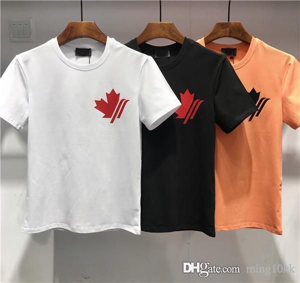 

2019 new handsome men's designer t-shirt black and white fashion printing breathable men's t-shirt jacket short sleeve shrink-proo, White;black