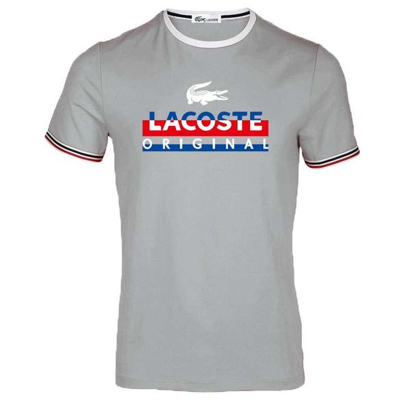 

новый mens конструктора polos марка небольшой лошади крокодил вышивки одежды мужчины ткани письмо поло футболки воротник случайные футболки, Gray