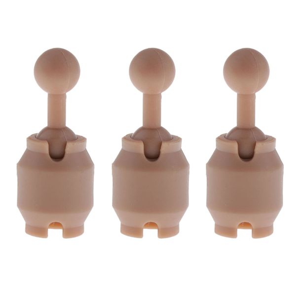 

3 pieces 1/6 scale head body neck plug neck joint for 12 "action figure toys