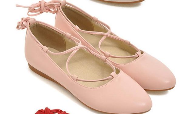 

women's shoes in spring and autumn flat bottom pointed end @705, Black