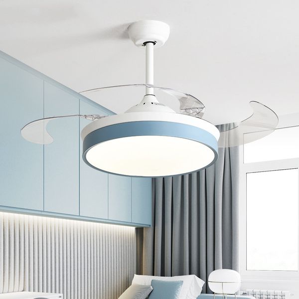 Modern Ceiling Fans With Lights For Living Room 42 Inch Remote