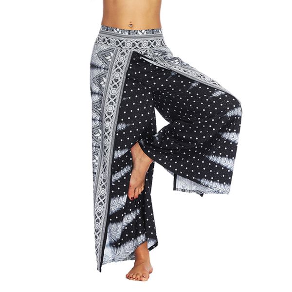 

sleeper#401 2019 new fashion women casual summer loose trousers baggy boho aladdin jumpsuit harem pants ing, Black;white