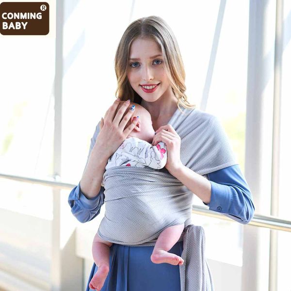 

comfortable fashion infant sling soft natural wrap baby carrier backpack 0-3 yrs breathable cotton hipseat nursing cover