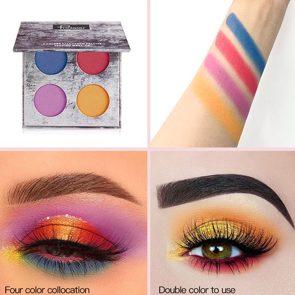 

eyeshadow palette 4 colors waterproof sweat resistance eyeshadow makeup pallete