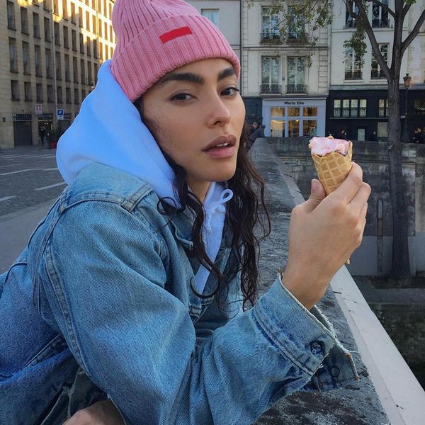 

18fw box logo small logo beanie cold cap knitted hat cap street travel fishing casual autumn winter hat warm outdoor sport hats, Silver