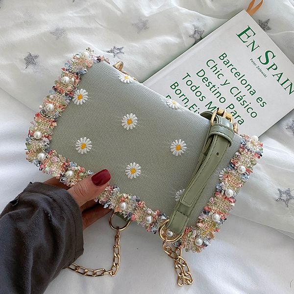 

2020 chain pu leather crossbody bags for women small shoulder messenger bag special lock design female travel handbags