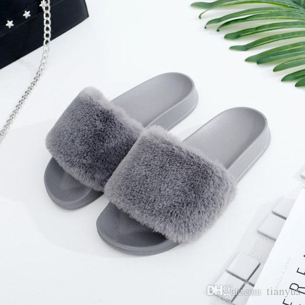 2018 Winter Slippers For Women Warm House Snow Shoes Flip Flop Women Indoor Warm Fur Slippers Luxury Bow Bedroom Slippers For Ladies L 58 Black Boots