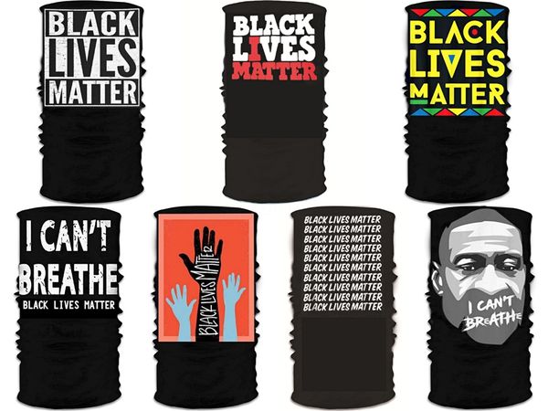 

i cant breathe shipping fashion scarf bandanas neck gaiter with pm 2.5 filter men magic multi-purpose face er for women summer pr #758, Black