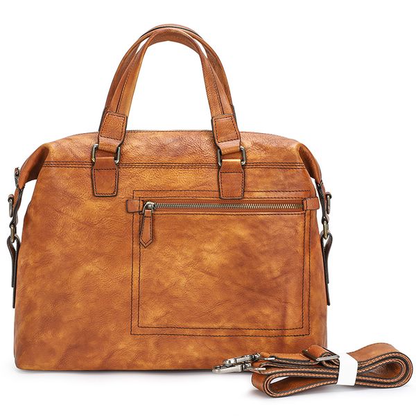 

selling vintage leather computer business briefcase