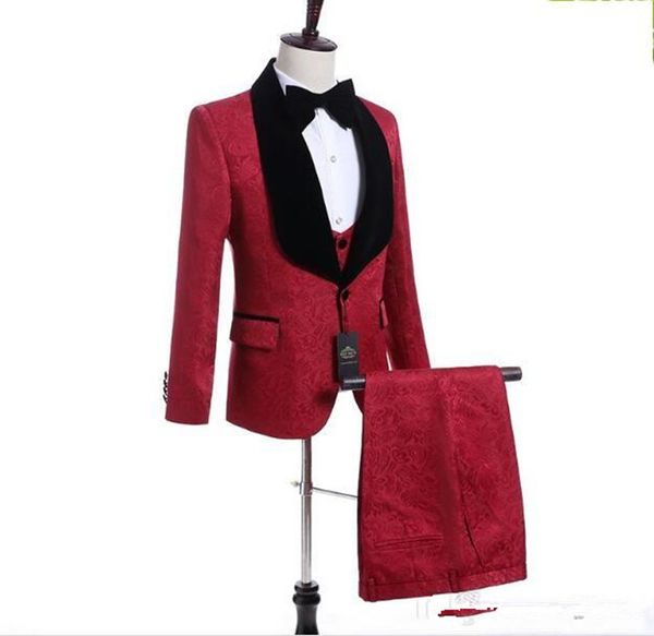 

new arrival one button groom tuxedos gray man peak black lapel groomsmen men wedding/prom suits bridegroom(jacket+pants+tie) 148, Black;gray